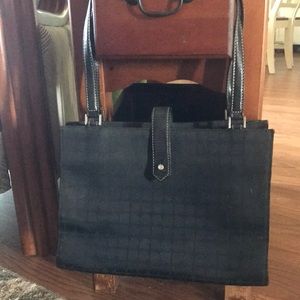 Classic Kate Spade logo pattern shoulder bag